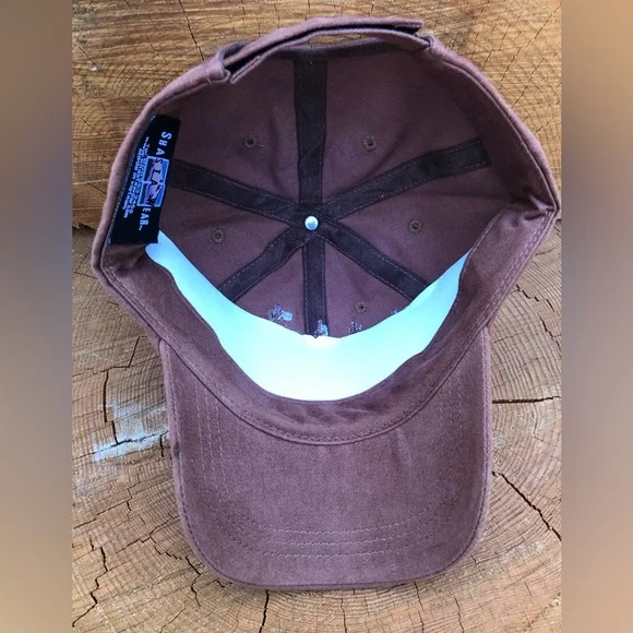 Shasta Wear Mens Baseball Hat Brown NEW - Picture 3 of 10